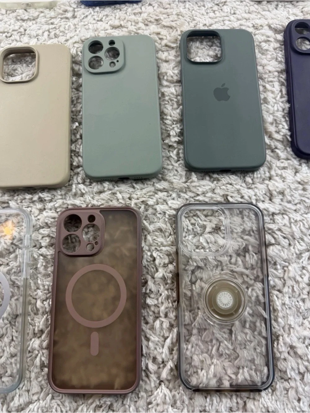 Assorted iPhone 14 Pro Max Phone Cases - Apple, Poppy Etc.